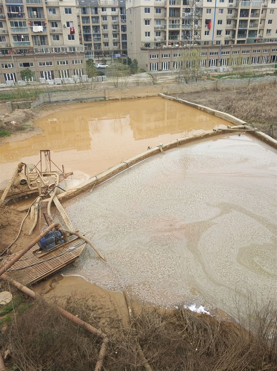 石林沉淀池淤泥清理-厂区废水池淤泥清淤
