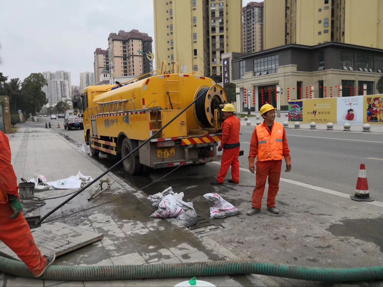 石林排污管道清淤-管道清洗